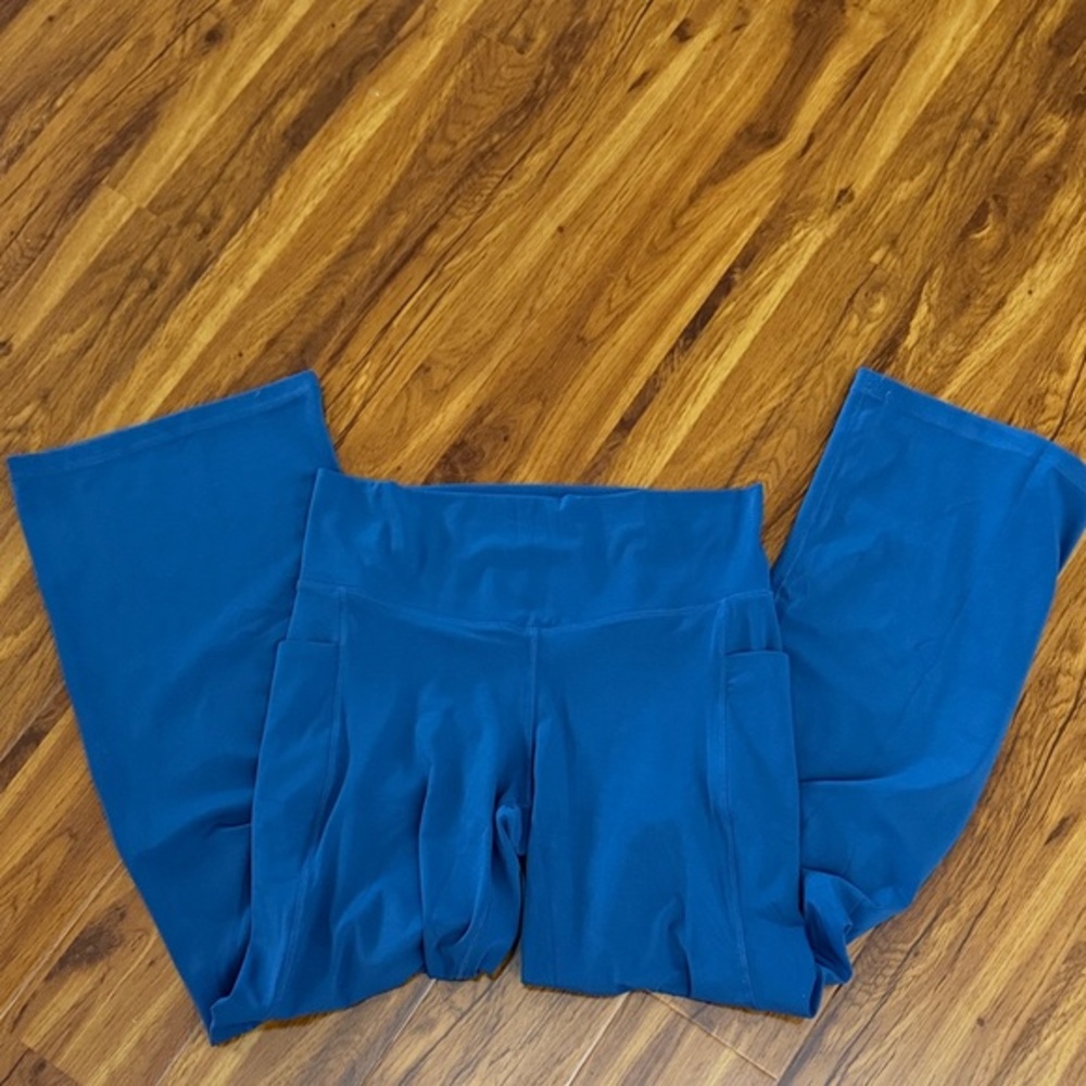Women's Blue High-Waisted Yoga Pants, Member’s Mark, Large